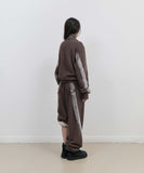 Side Fur Trim Sweatpants