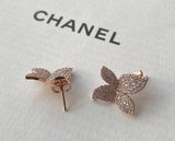 Ozuah Cubic Butterfly Earrings (Silver Needle)