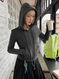 SLIM HOOD ZIP-UP