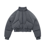 Paneled Down Short Jacket
