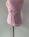 Tinifu Ribbon Lace Top