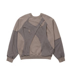 Paneled Washed Sweatshirt