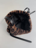 Leopard Fur Shoulder Bag