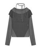 Halter Strap Long Sleeve