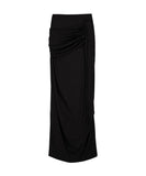 Layering Draped Maxi Skirt