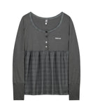 Check Sleep Long Sleeve