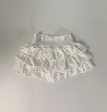Serian low-waist frill skirt