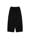 Snap Oblique Cargo Balloon Pants