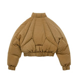 Paneled Down Short Jacket