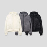 Juno Crop Hood Cut Lightweight Padding