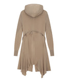 Detach Panel Knit Hoodie