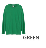 USA Cotton Slit Long Sleeve Tee