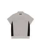 Metallic Tape Track Zip-Up