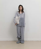 Check Sleep Jersey Pants