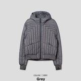 Juno Crop Hood Cut Lightweight Padding