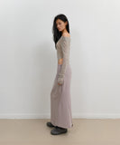 Asymmetric Mermaid Jersey Skirt