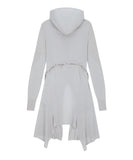 Detach Panel Knit Hoodie