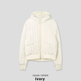 Juno Crop Hood Cut Lightweight Padding