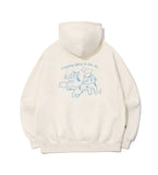 Cloud Cat Embroidered Hoodie