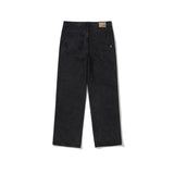 SIDE CHECK RELAXED DENIM PANTS