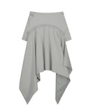 Multipanel Pleats Skirt
