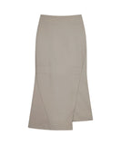 Asymmetric Mermaid Jersey Skirt