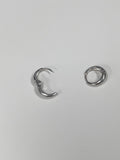 Bold One Touch Ring Earrings