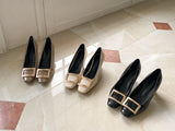 Las N Square Middle Heel