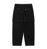 Pocket Layered Oversized Cotton Pants