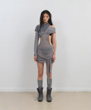 Curved Cut Layered Tee