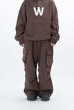 Medi W Boucle Embroidery Heavy Set-Up Sweatpants