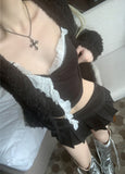Taronz Long Lace Top