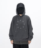 Rhombus Circle Pigment Hood