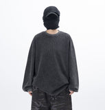Cell Stone Washed Waffle Long Sleeve T-Shirt