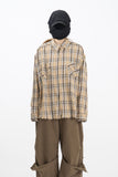 Neble Biowashing Check Shirt