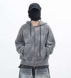 Voda Water Printing Zip-up