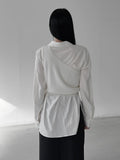 Cashmere wool diagonal knit vest