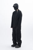 Lilia Curve Golji Knit Zip-Up