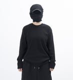 Meiji semi-crop long-sleeved T-shirt