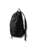 Nylon Layered Crop Hoodie & Rib Nylon Packable Backpack