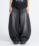 Wixo Wide Washed Denim