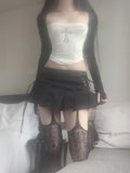yuyuni lace garter stocking