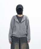 Idos Hooded Knit Zip-up