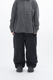 Pent Double Knee Cover Wide Balloon Pants