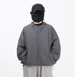 Basic Windbreaker Hooded Jacket