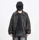 Mekhi Clan Leather Jacket
