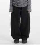 Dunt Snap Button Balloon Pants