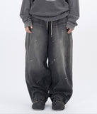 Newferel Three Line Wide Denim