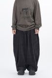 Nidor Corduroy Fold Balloon Pants