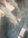 Doppen Zipper Tube Top